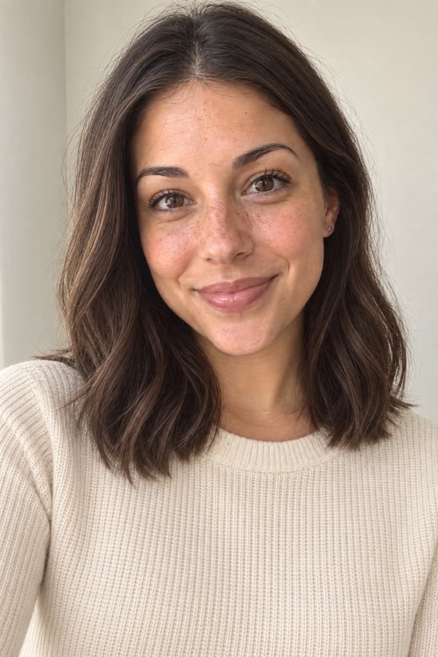 Emma with a collarbone lob