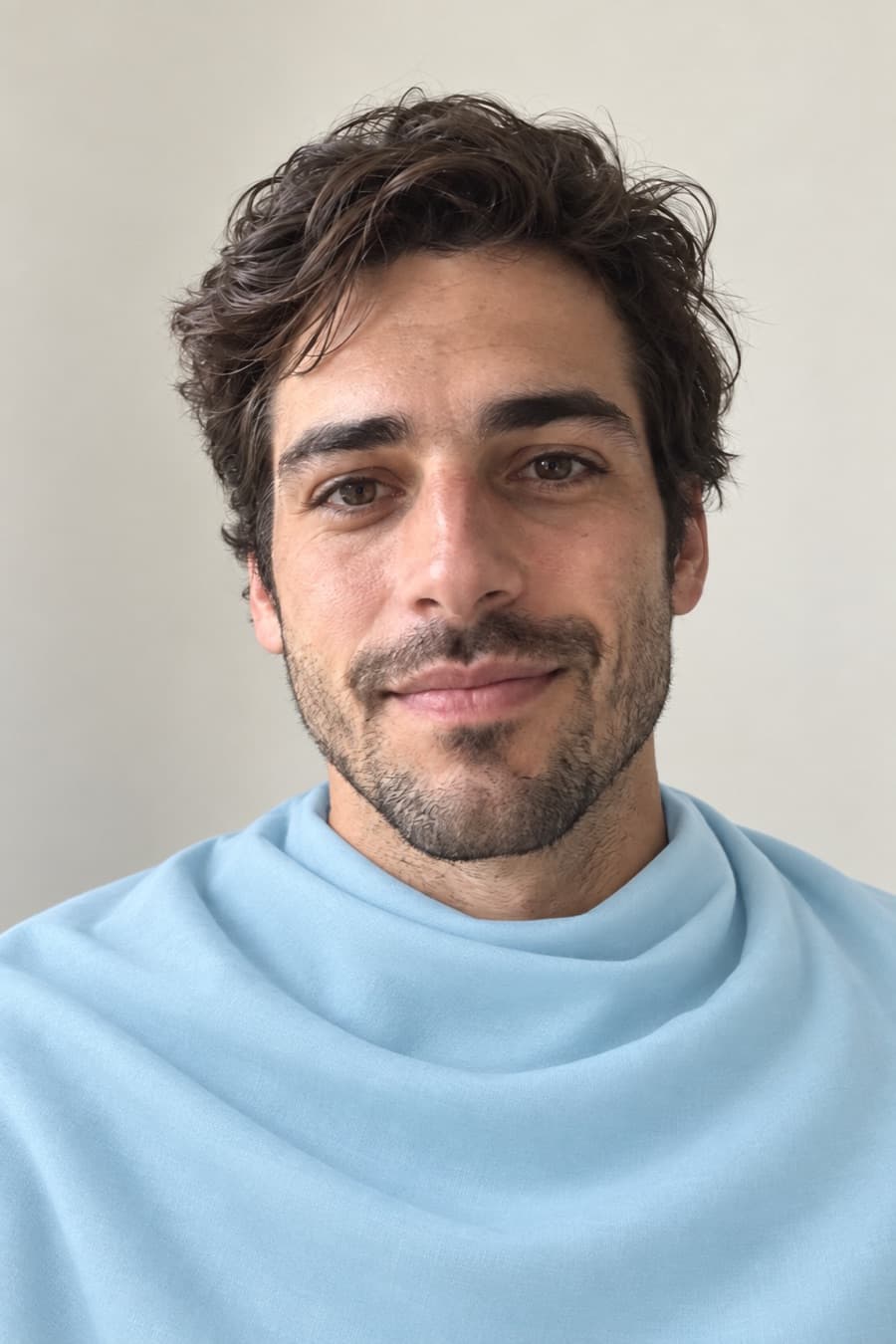 Ryan draped in icy blue, a color to avoid