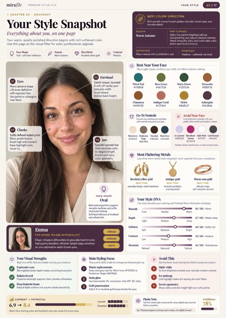 Sample page 02: Your Style Snapshot