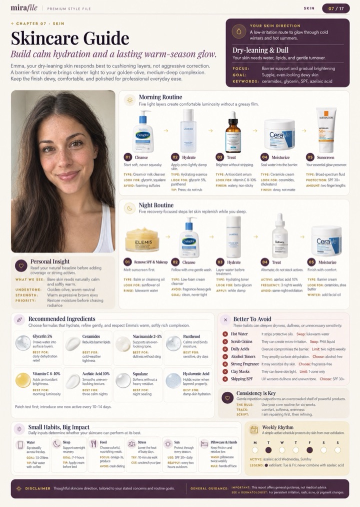 Sample page 07: Skincare Guide