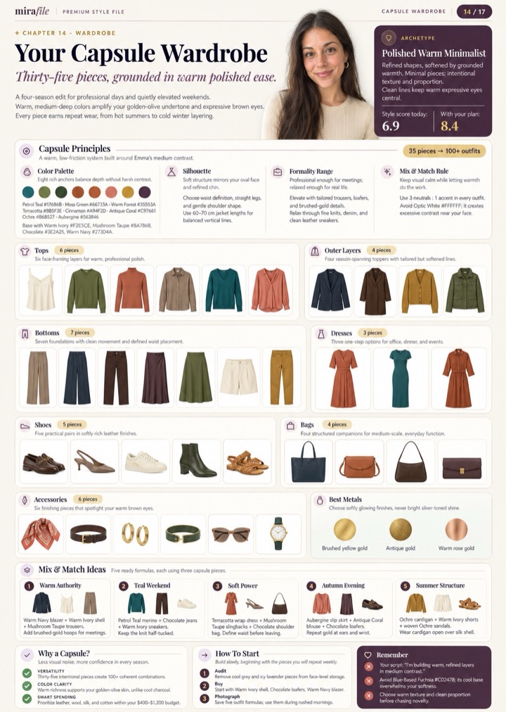 Sample page 14: Capsule Wardrobe